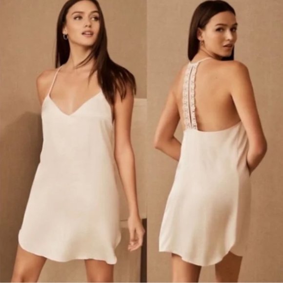 BHLDN Other - BHLDN Anthropologie Anett Chemise Size Medium M Nightgown Dust Pink